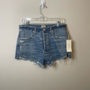 NWT Citizens Of Humanity Revolve Annabelle Cut Off Short Solano Canyon Wash
